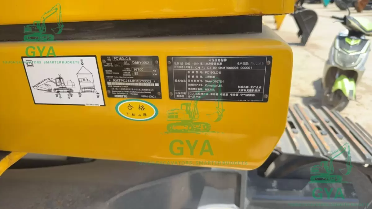 2022 Komatsu PC160-8 detail photo 2